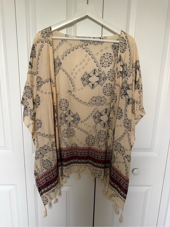 Harve Benard Other - Harve Benard Beach Cover Up Paisley Tassels Boho Lightweight
